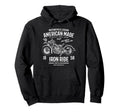 American Motorcycle Hoodie - Aesthetic Graphic for Adults - T-Shirt, Sweatshirt, Hoodie