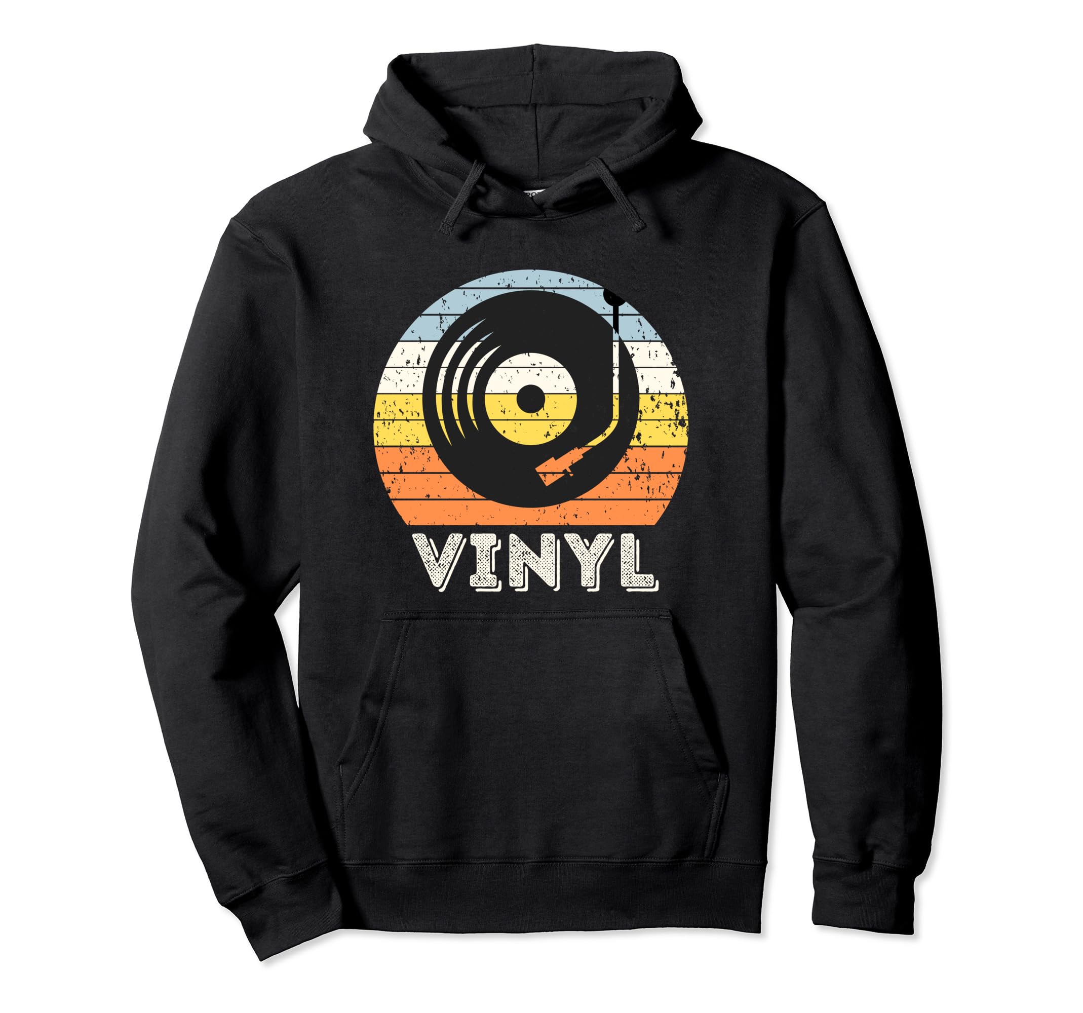 Vinyl Record Player Hoodie - Aesthetic Graphic Men Women - T-Shirt, Sweatshirt, Hoodie