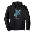 Tribal Sea Turtle Cura Ao West Indies Hoodie - Aesthetic Graphic Unisex - T-Shirt, Sweatshirt, Hoodie