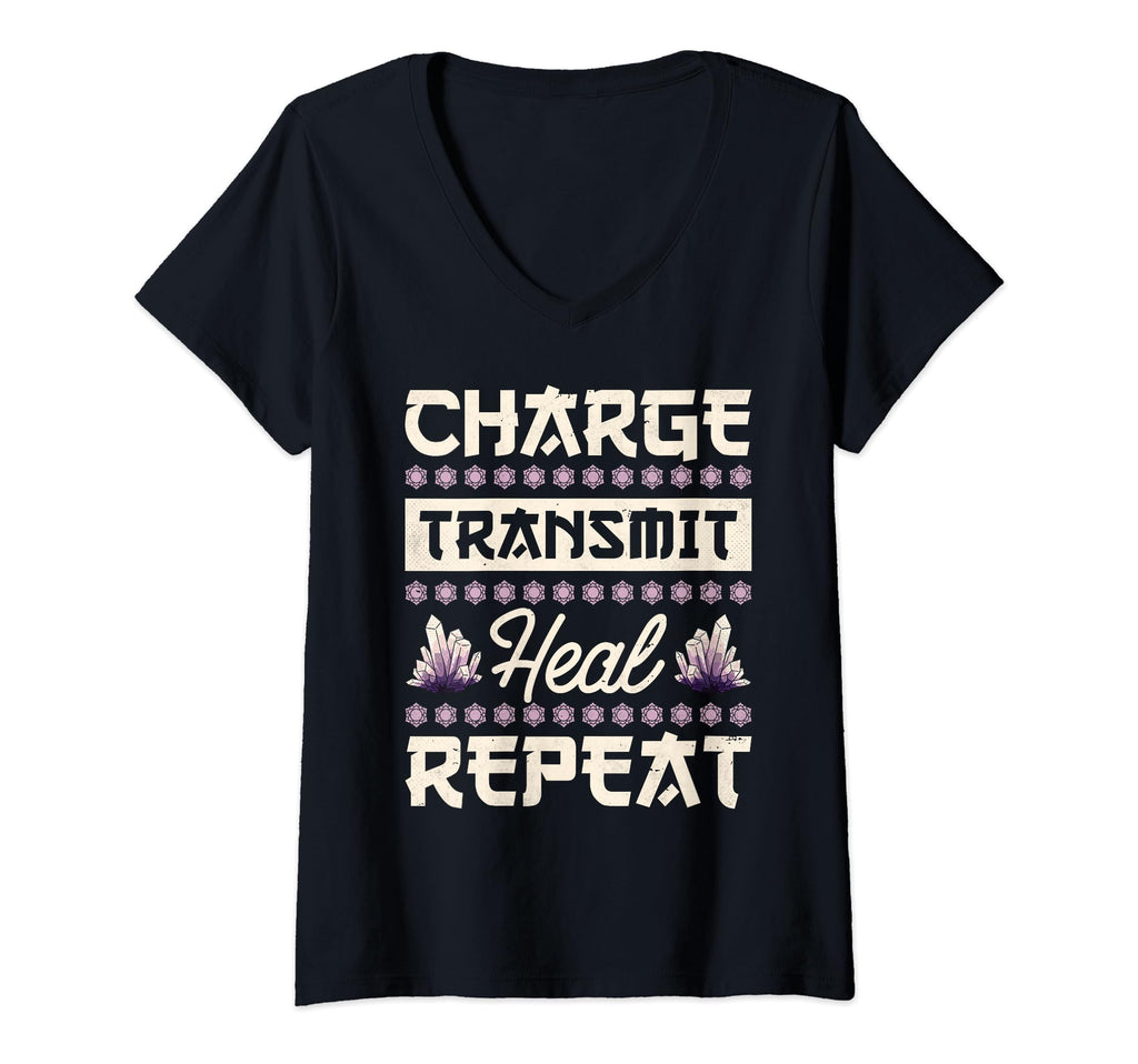 Womens Crystal Healing Charge T-Shirt - Casual Everyday Wear for Adults - T-Shirt, Sweatshirt, Hoodie