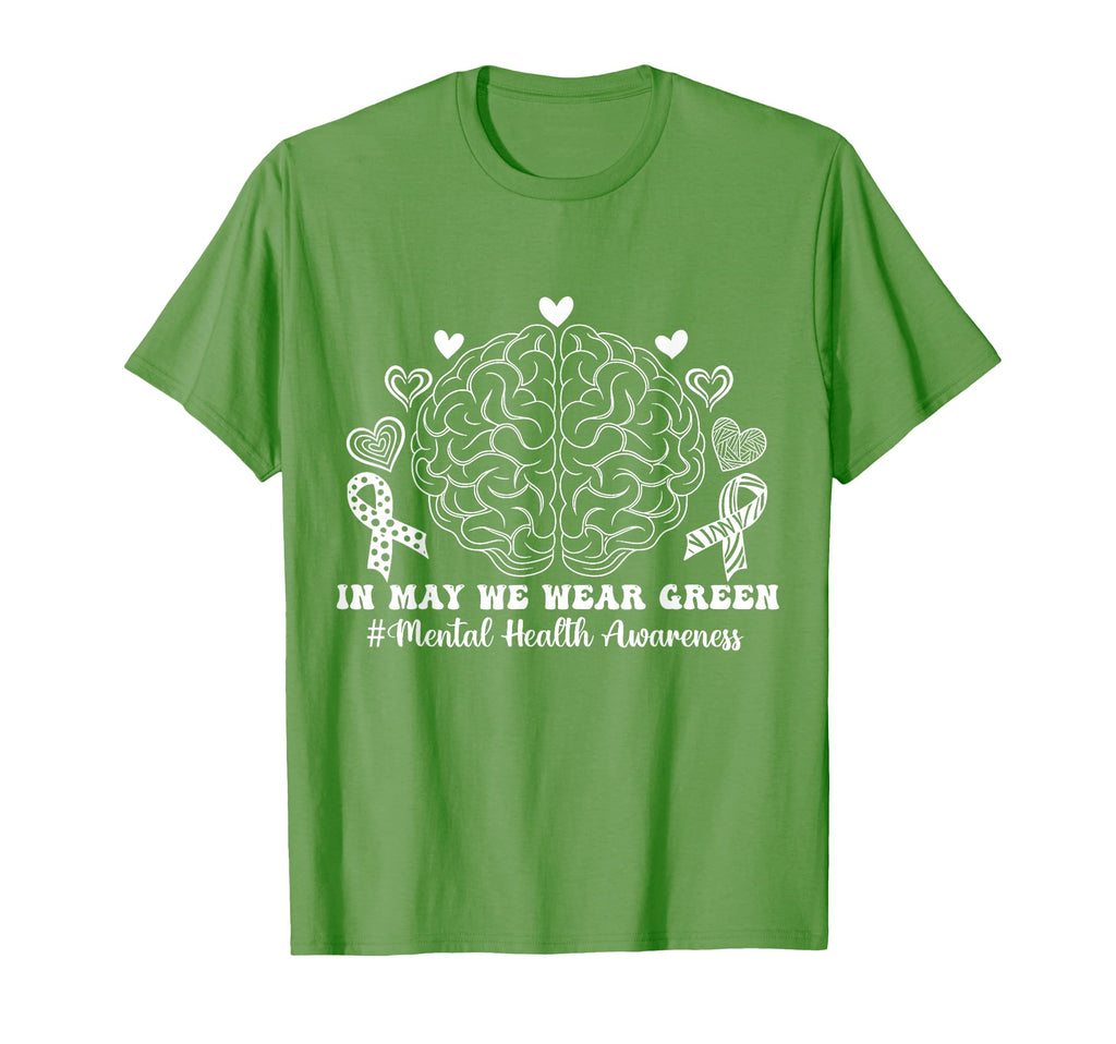 May We Wear Green Mental Health T-Shirt - Streetwear Style for Adults - T-Shirt, Sweatshirt, Hoodie