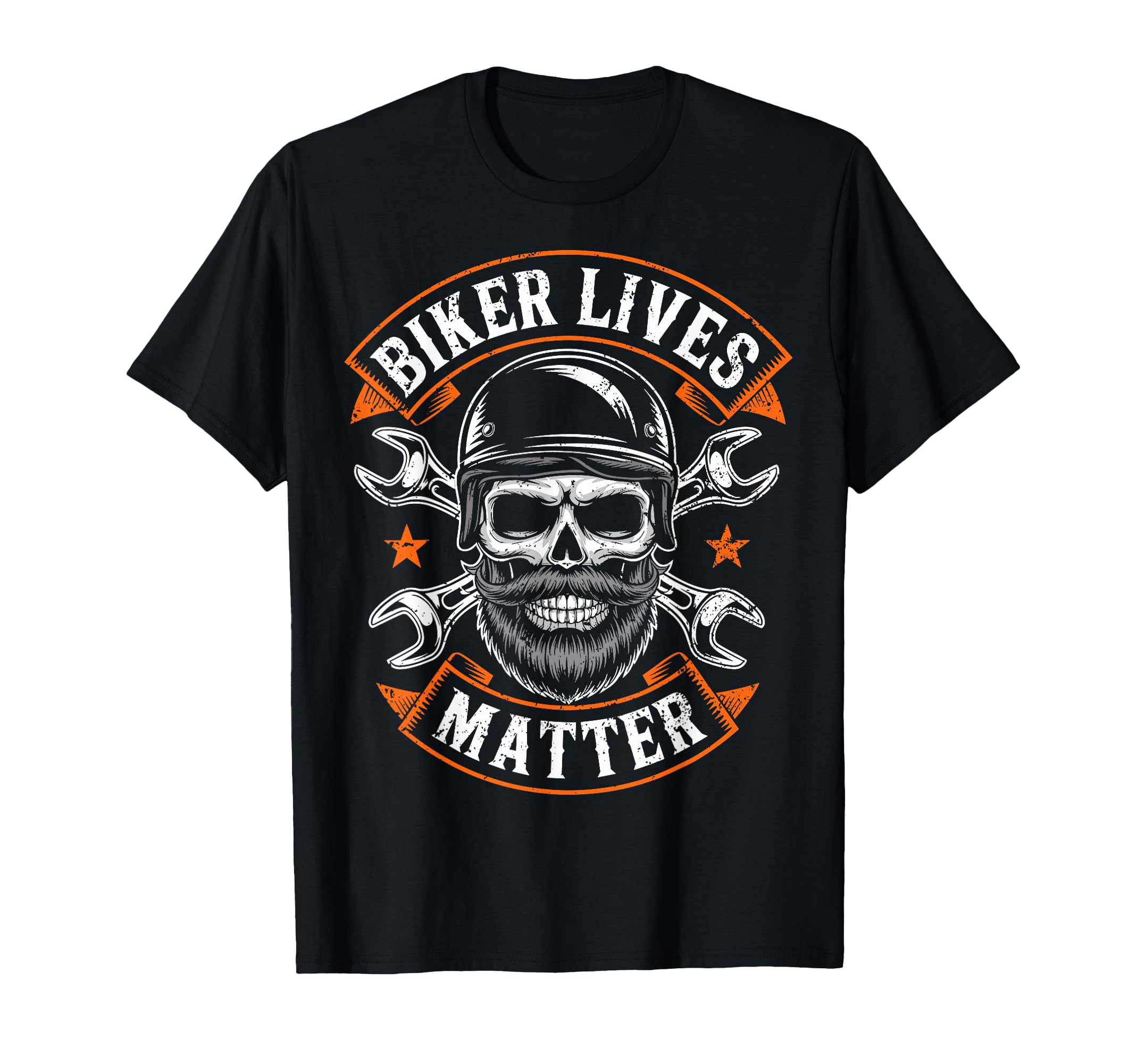 Skull Biker Lives Matter Motorcycles T-Shirt - Minimalist Print for Adults - T-Shirt, Sweatshirt, Hoodie