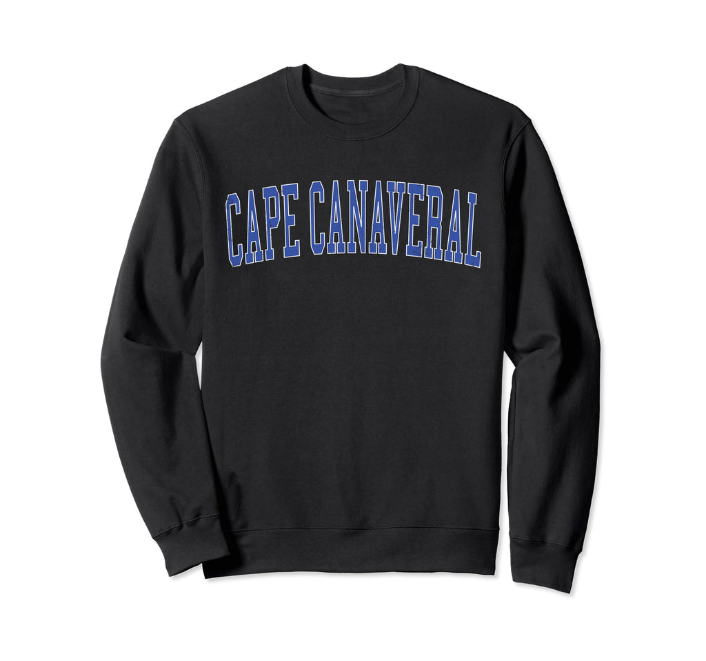 Cape Canaveral Fl Distressed Blue Sweatshirt - Aesthetic Graphic Men Women - T-Shirt, Sweatshirt, Hoodie