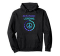 Zen Mode Loading Peace Sign Self Care Hoodie - Graphic Print Unisex - T-Shirt, Sweatshirt, Hoodie
