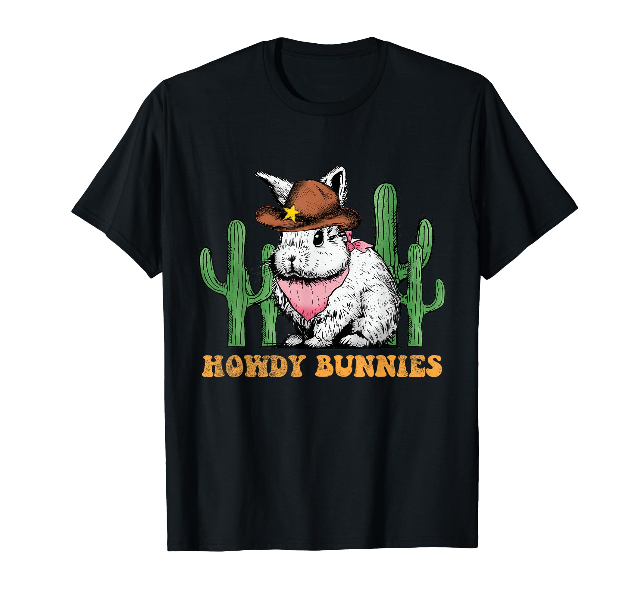Howdy Bunnies Western Bunny Rabbit T-Shirt - Novelty Apparel Men Women - T-Shirt, Sweatshirt, Hoodie