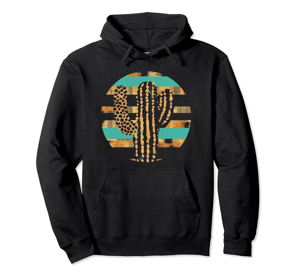 Aesthetics Fan Western Cactus Cow Hoodie - Aesthetic Graphic for Adults - T-Shirt, Sweatshirt, Hoodie