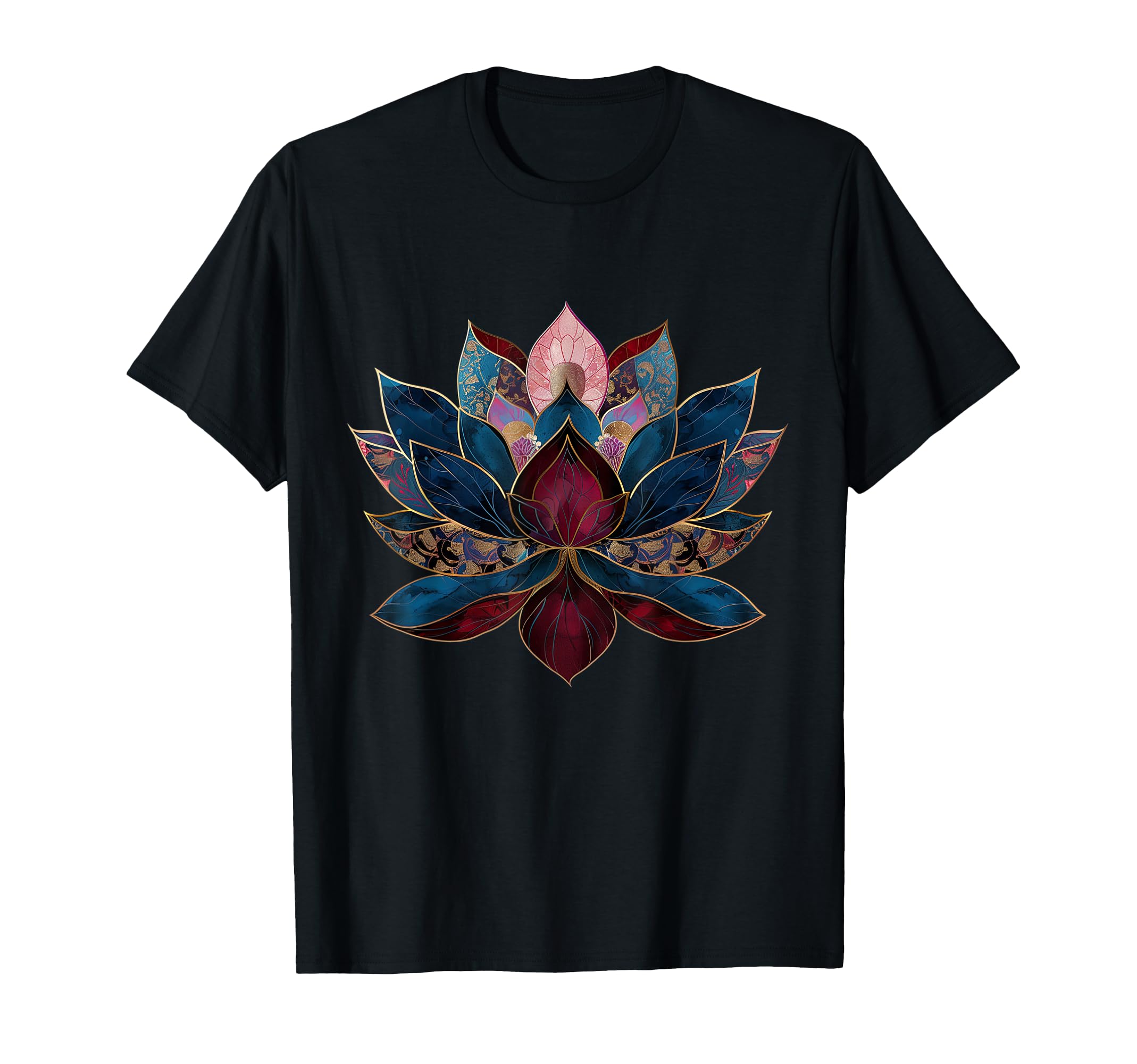 Lotus Flower Japanese Zen Buddhism Yoga T-Shirt - Custom Art Print Unisex - T-Shirt, Sweatshirt, Hoodie