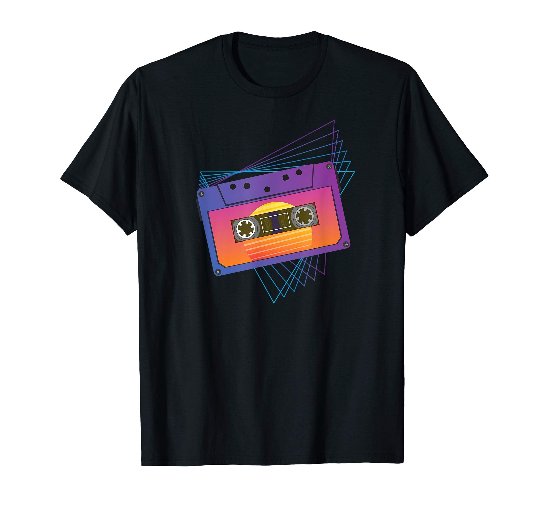 80S Cassette Tape Retrowave T-Shirt - Casual Everyday Wear Men Women - T-Shirt, Sweatshirt, Hoodie