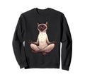 Meditation Siamese Yoga Pose Sweatshirt - Trendy Graphic Men Women - T-Shirt, Sweatshirt, Hoodie