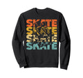 Roller Skating Skate 1970S Black Sweatshirt - Fun Novelty Design Unisex - T-Shirt, Sweatshirt, Hoodie
