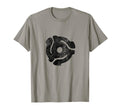 Dj 45 Rpm Adaptor Turntable Record T-Shirt - Minimalist Print Men Women - T-Shirt, Sweatshirt, Hoodie