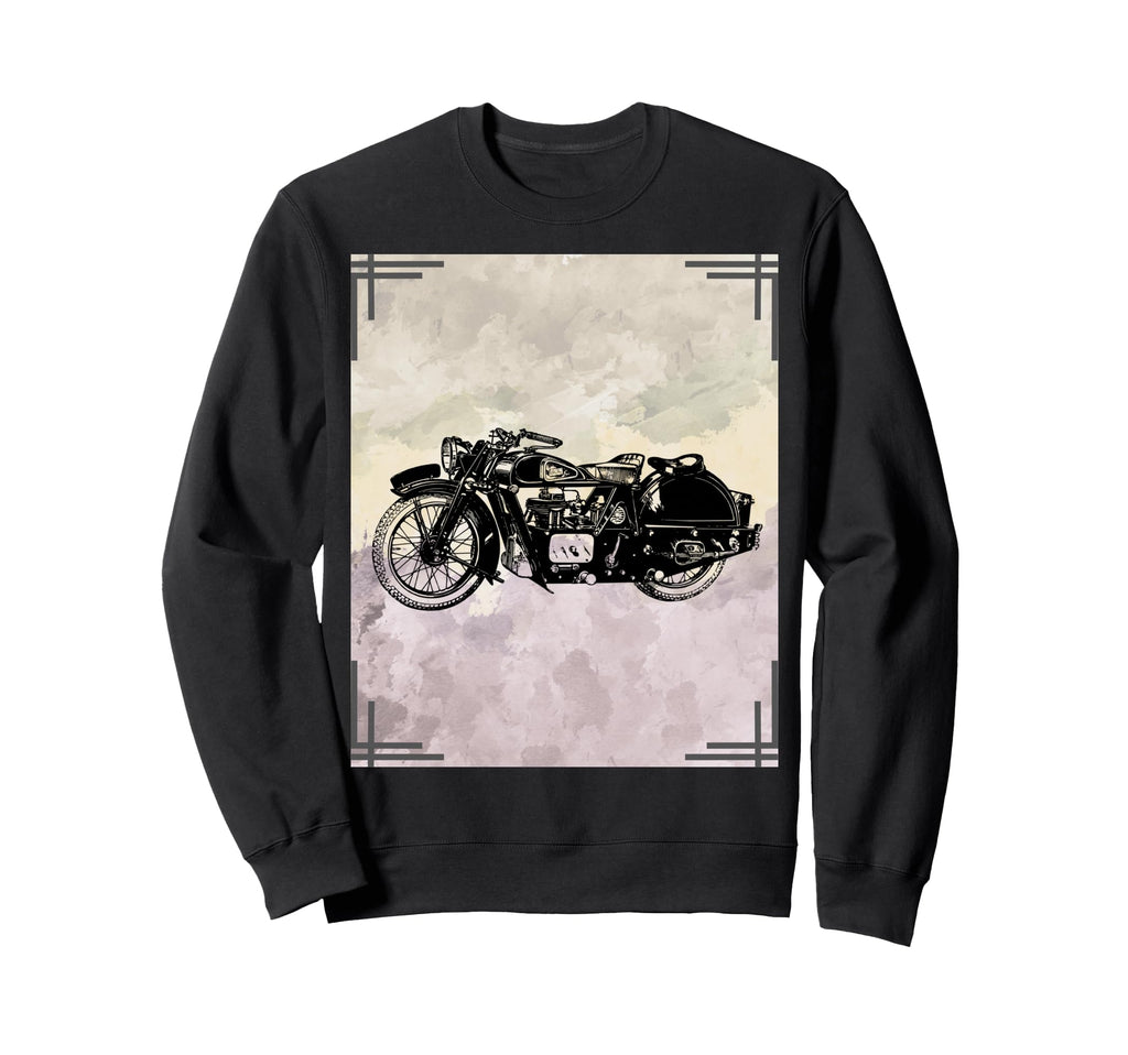 Drawing Motorcycle Sweatshirt - Fun Novelty Design Unisex - T-Shirt, Sweatshirt, Hoodie