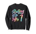 Roller Skates Birthday Gift 7 Year Old T-Shirt - Minimalist Print Men Women - T-Shirt, Sweatshirt, Hoodie