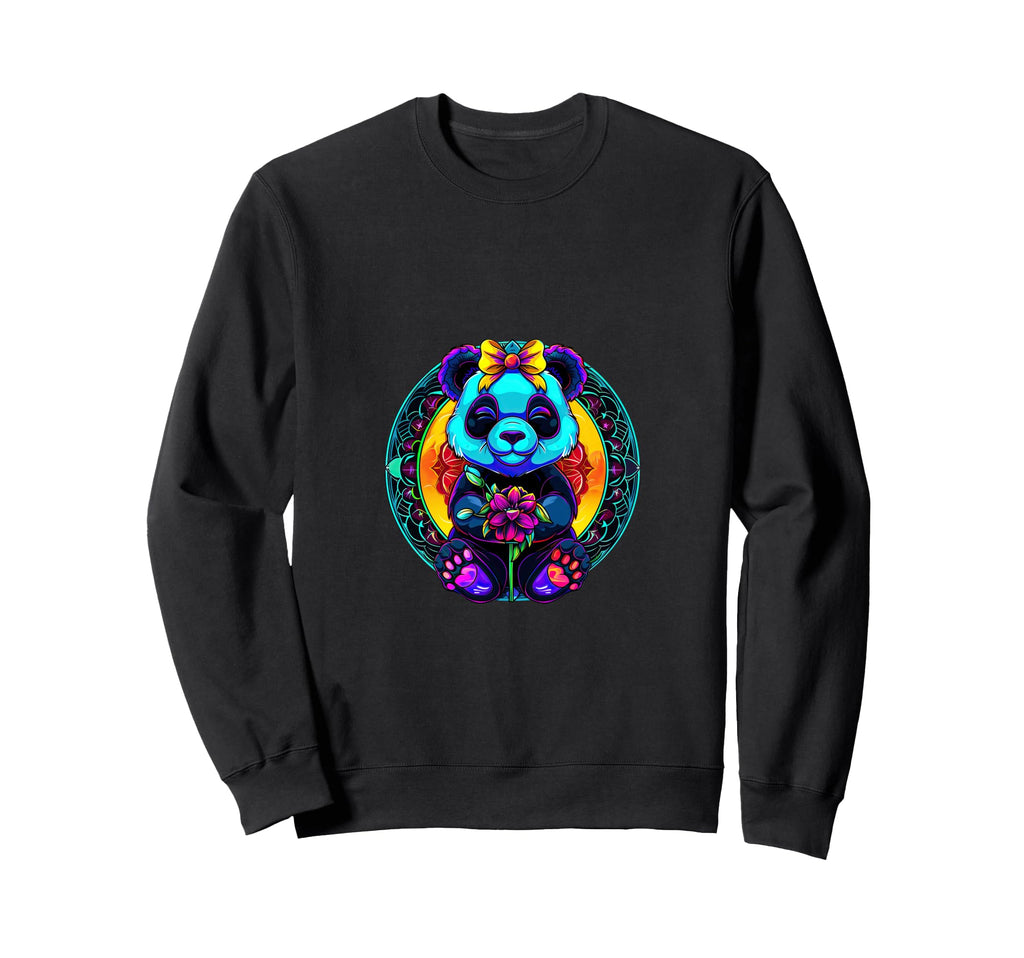 Streetwear Synthwave 80S 90S Panda Sweatshirt - Aesthetic Graphic Unisex - T-Shirt, Sweatshirt, Hoodie