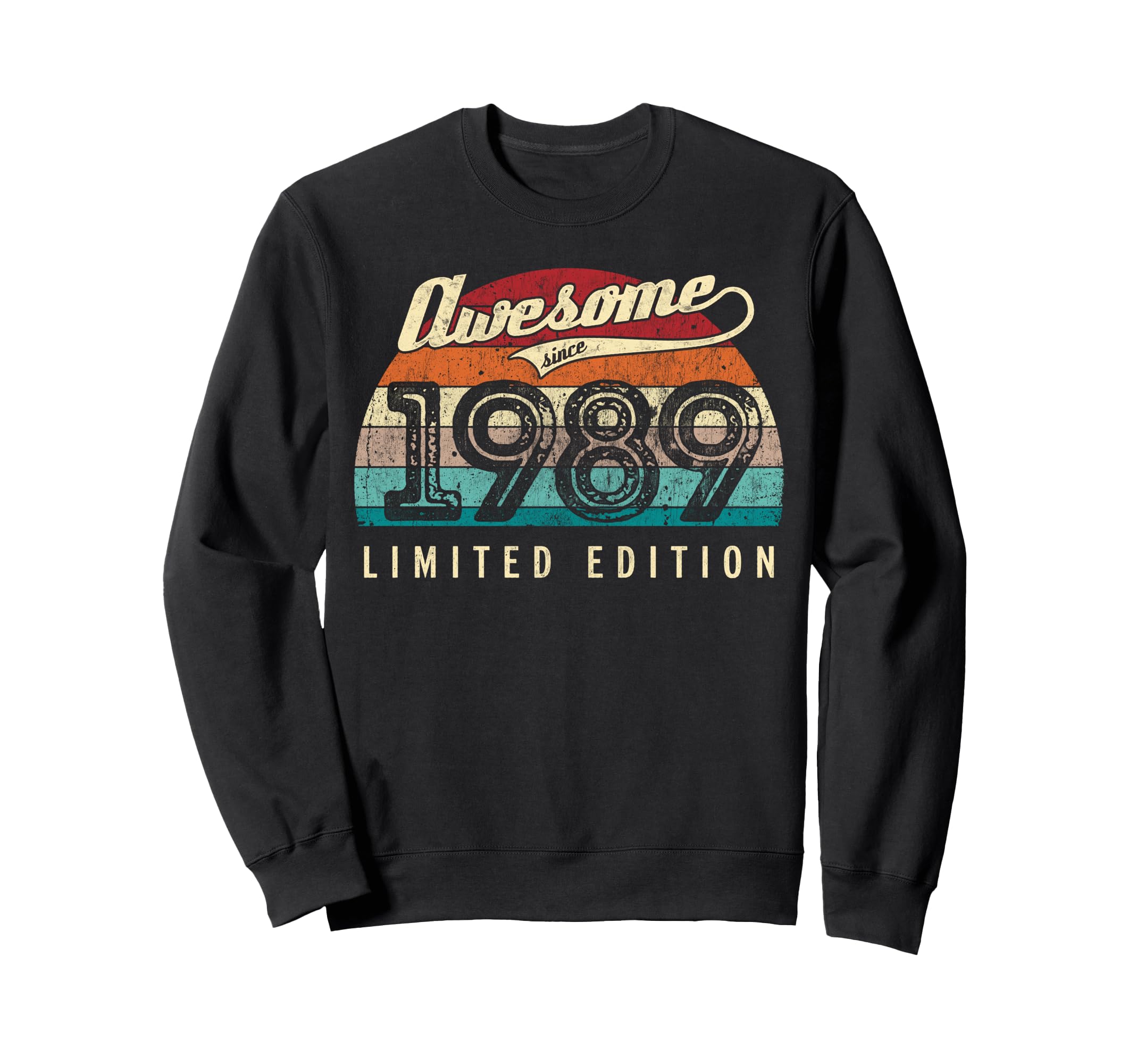 Awesome Since 1989 37Th Birthday Sweatshirt - Streetwear Style for Adults - T-Shirt, Sweatshirt, Hoodie