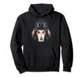 Funny Motorcycle Helmet Saluki Hoodie - Fun Novelty Design Unisex - T-Shirt, Sweatshirt, Hoodie