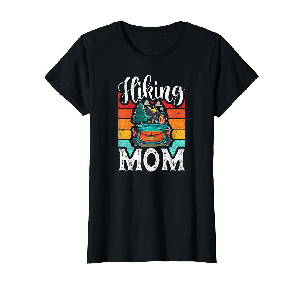 Hiking Mom Mountains Sunset Hiker T-Shirt - Graphic Print for Adults - T-Shirt, Sweatshirt, Hoodie