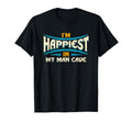 Cave Happiness Typography T-Shirt - Fun Novelty Design Unisex - T-Shirt, Sweatshirt, Hoodie