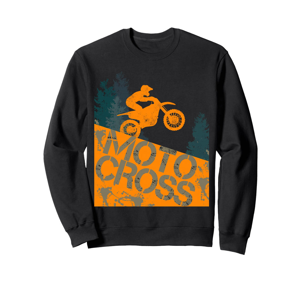 Motocross Biker Motorbike And Sweatshirt - Custom Art Print Unisex - T-Shirt, Sweatshirt, Hoodie