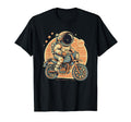 Space Astronaut Riding Motorcycle T-Shirt - Custom Art Print for Adults - T-Shirt, Sweatshirt, Hoodie