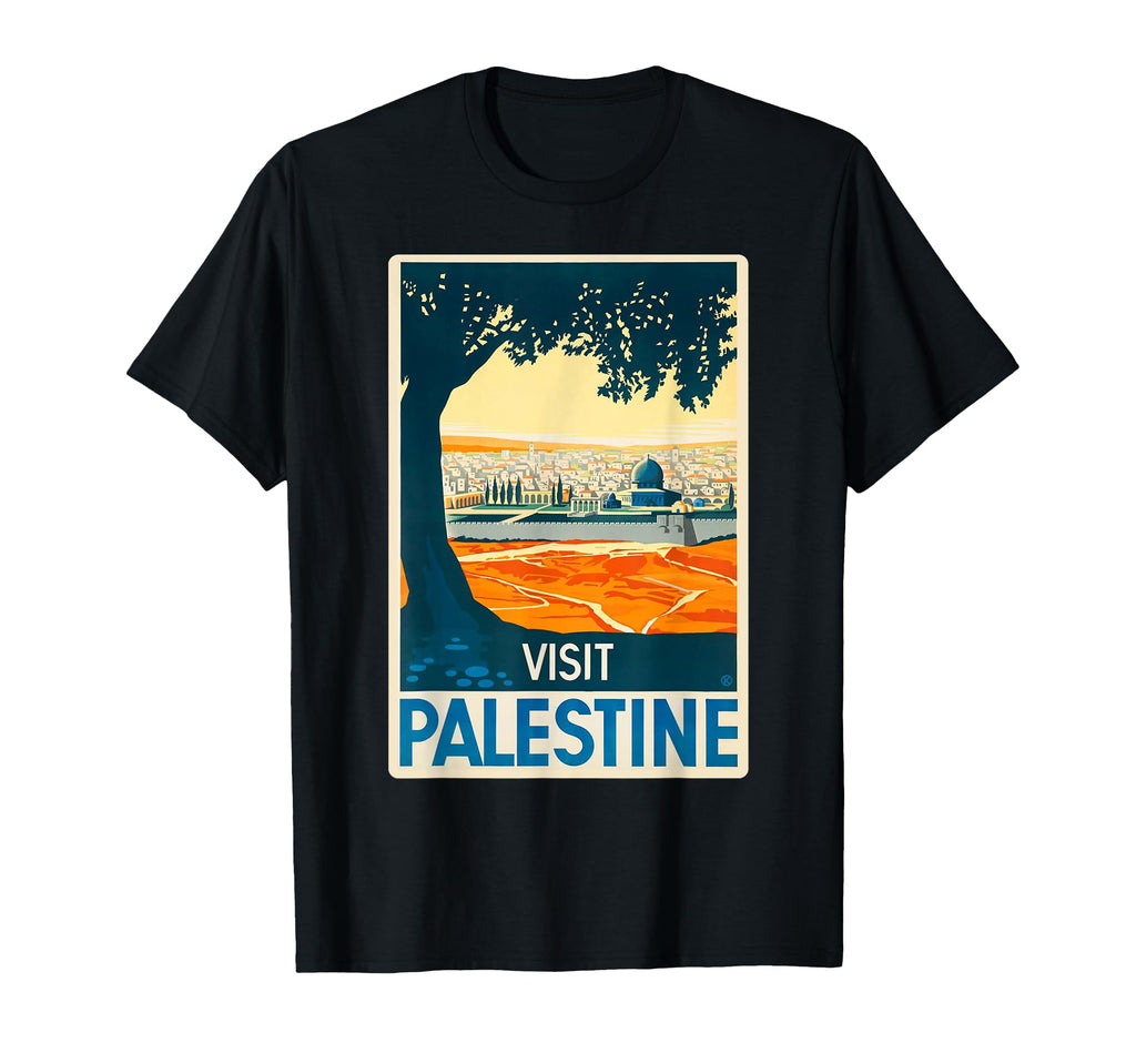 Middle East Art Visit Palestine T-Shirt - Minimalist Print Unisex - T-Shirt, Sweatshirt, Hoodie