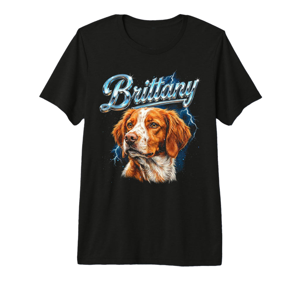 Brittany 90S Dog Lover 80S Brittany T-Shirt - Graphic Print for Adults - T-Shirt, Sweatshirt, Hoodie