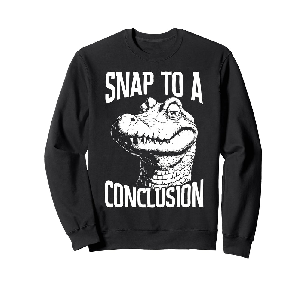 Funny Crocodile Overthinkers And Sweatshirt - Trendy Graphic Men Women - T-Shirt, Sweatshirt, Hoodie