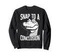 Funny Crocodile Overthinkers And Sweatshirt - Trendy Graphic Men Women - T-Shirt, Sweatshirt, Hoodie