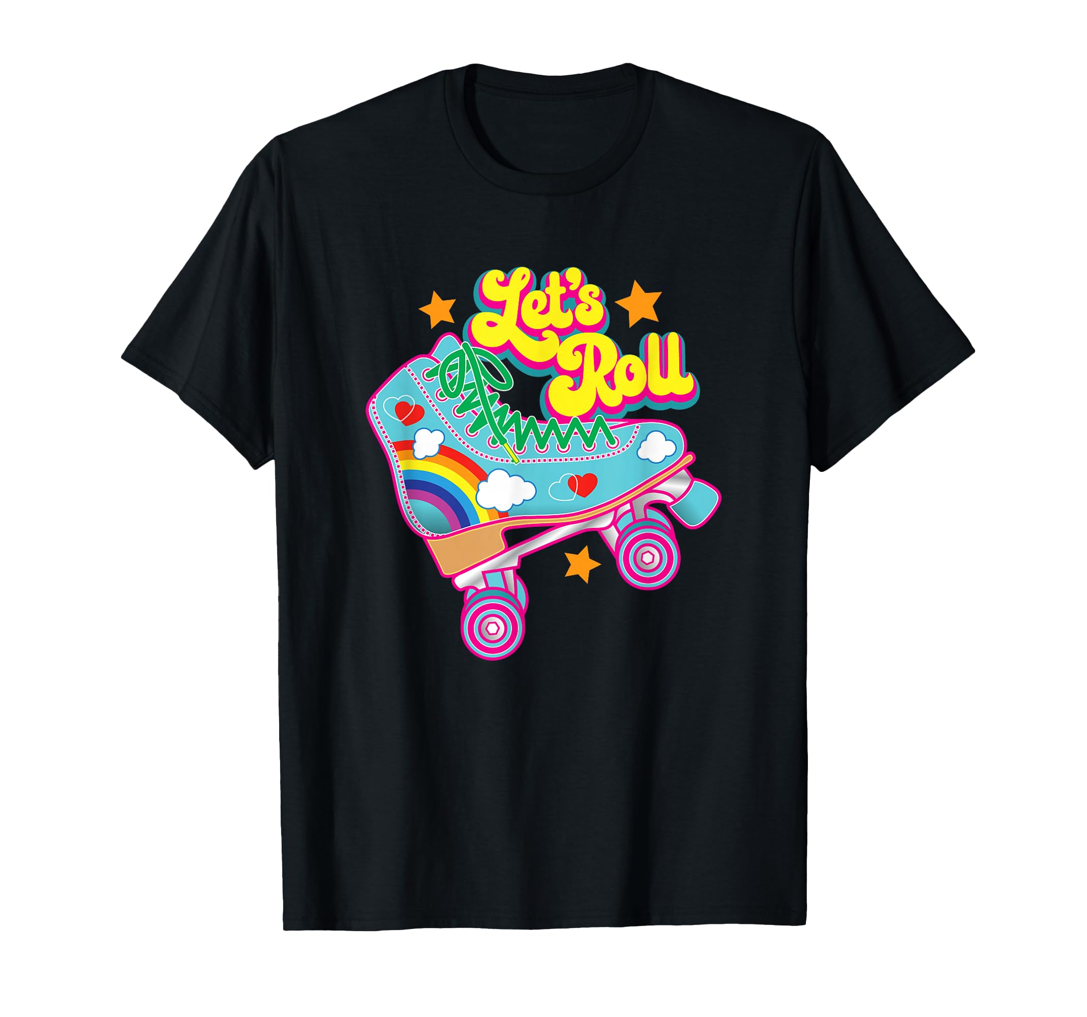 Lets Roll Rollerskating Roller T-Shirt - Streetwear Style for Adults - T-Shirt, Sweatshirt, Hoodie