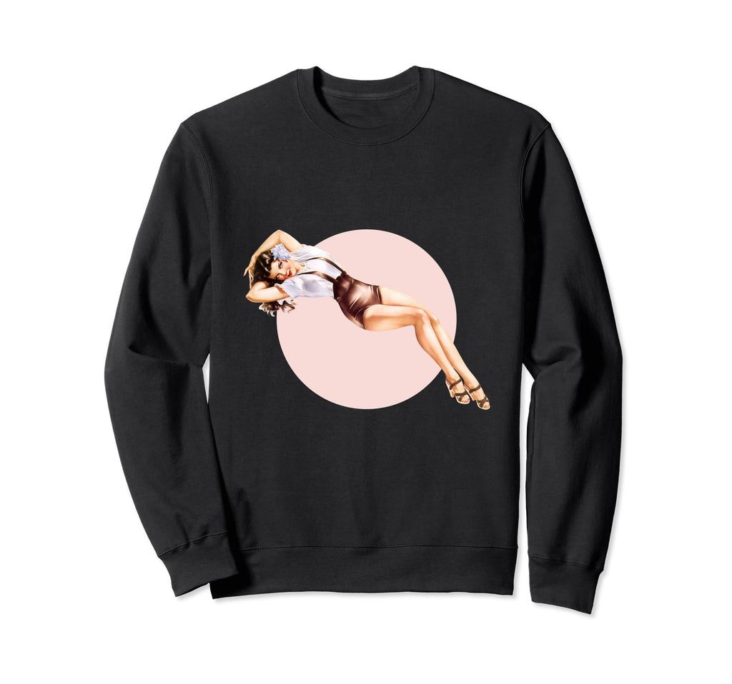 1940S Pin Up Sexy American Art Sweatshirt - Novelty Apparel Men Women - T-Shirt, Sweatshirt, Hoodie