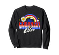Cubanita Vibes Typography Sweatshirt - Aesthetic Graphic Men Women - T-Shirt, Sweatshirt, Hoodie