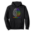 Embrace Neurodiversity Autism Adhd Asd Hoodie - Graphic Print Men Women - T-Shirt, Sweatshirt, Hoodie