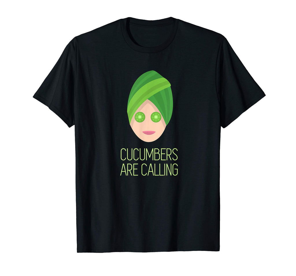 Cucumbers Are Calling Beauty Ritual T-Shirt - Novelty Apparel for Adults - T-Shirt, Sweatshirt, Hoodie