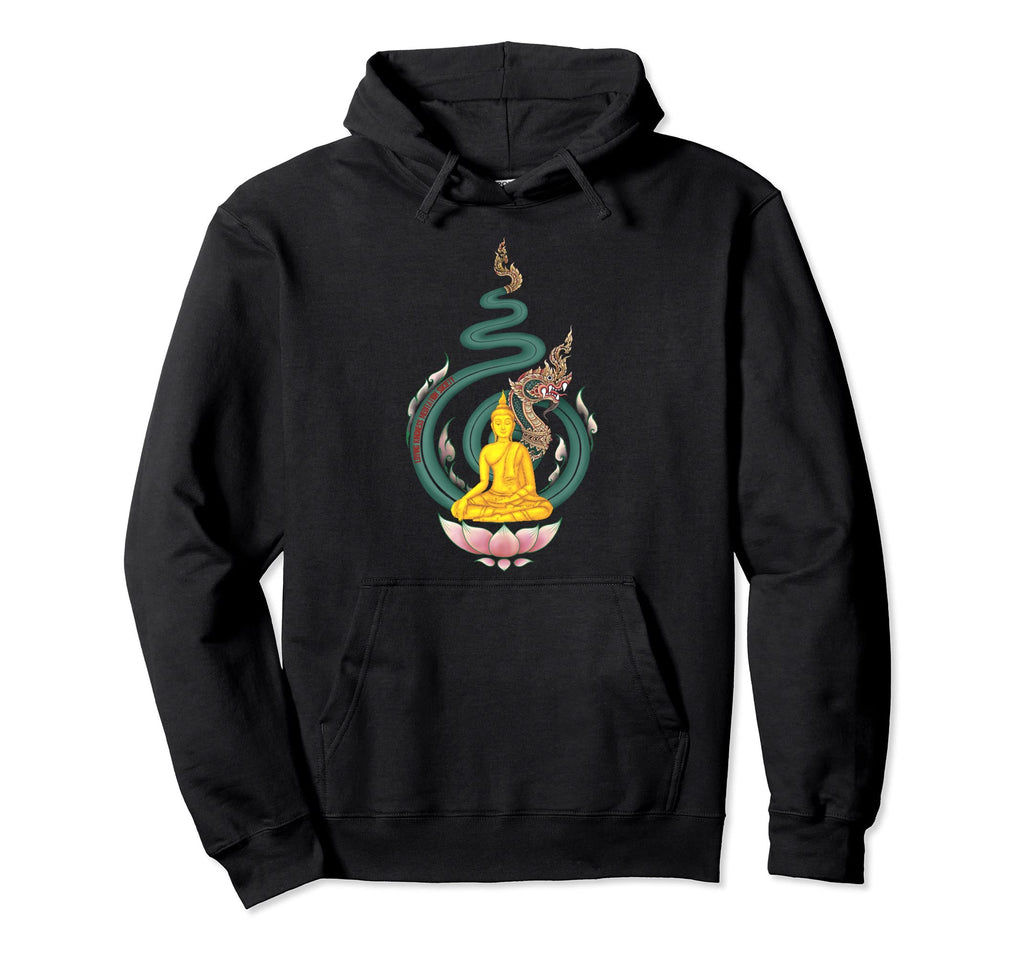 Buddha Mindfulness Buddhist Gautama Hoodie - Custom Art Print Men Women - T-Shirt, Sweatshirt, Hoodie