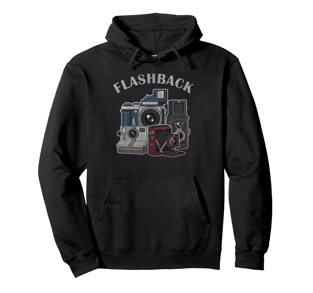 Flashback Film Camera Analog Hoodie - Aesthetic Graphic Men Women - T-Shirt, Sweatshirt, Hoodie