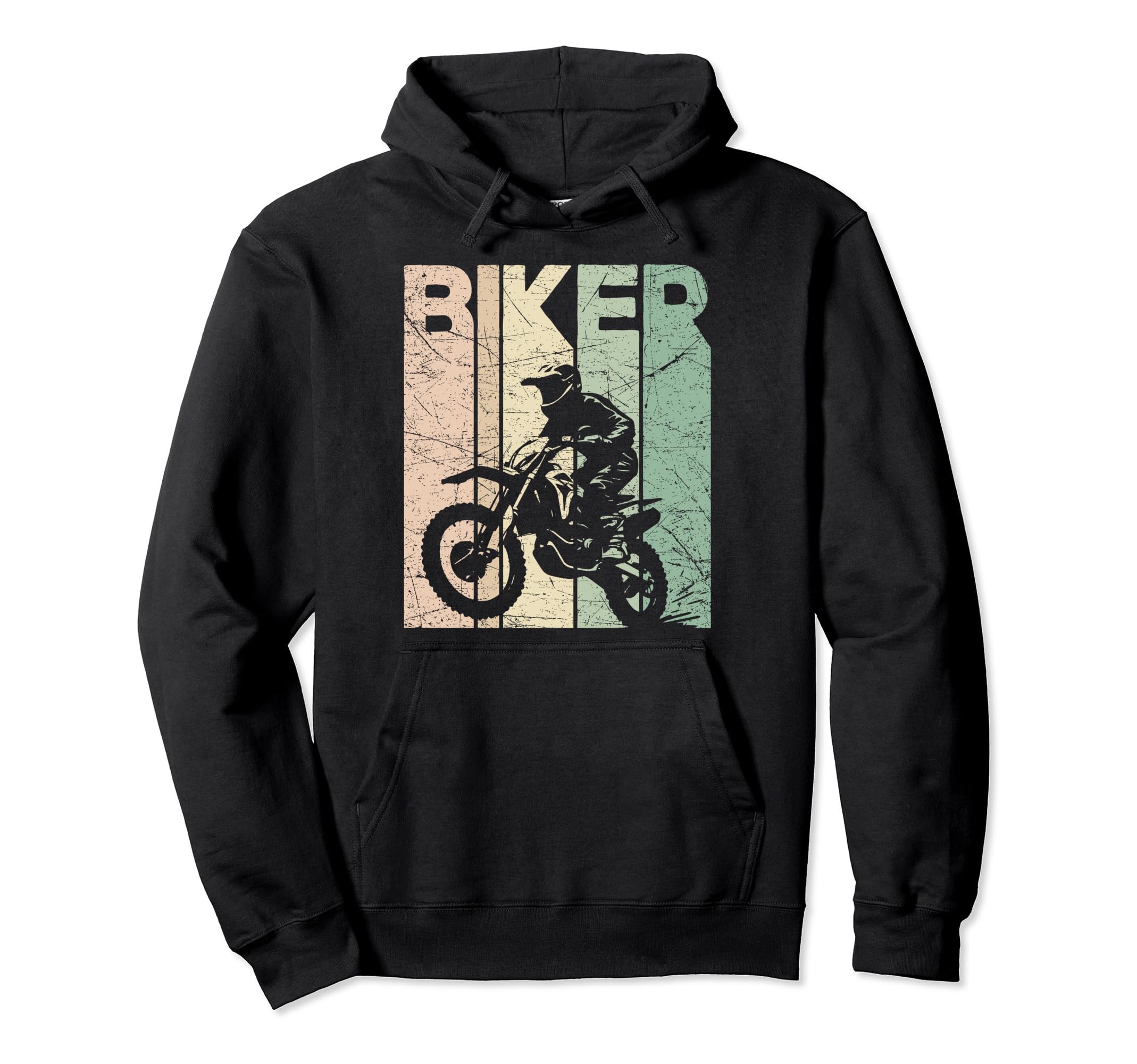 Motocross Biker Off Road Bike Rider Hoodie - Aesthetic Graphic for Adults - T-Shirt, Sweatshirt, Hoodie