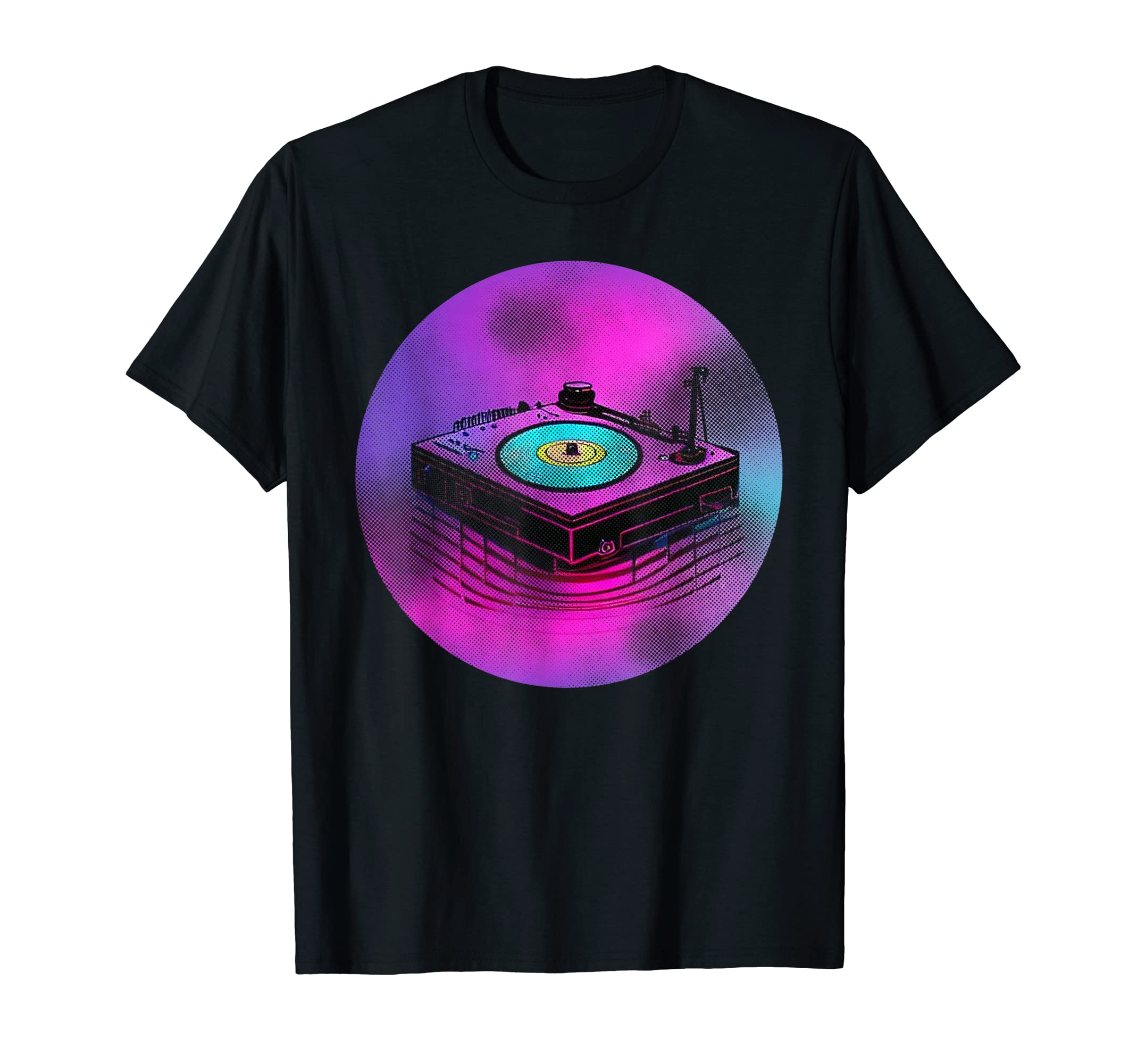 Vinyl Record Player Lp Dj 70S 80S Music T-Shirt - Trendy Graphic Men Women - T-Shirt, Sweatshirt, Hoodie