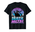 Retrowave Pastel Goth Cat 80S T-Shirt - Unique Graphic for Adults - T-Shirt, Sweatshirt, Hoodie