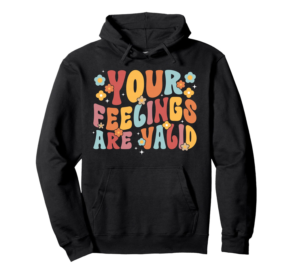 Mental Health Therapist Groovy Hoodie - Fun Novelty Design for Adults - T-Shirt, Sweatshirt, Hoodie