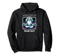 Ghost Meditating Under Moon Breathe Fear Hoodie - Streetwear Style Unisex - T-Shirt, Sweatshirt, Hoodie