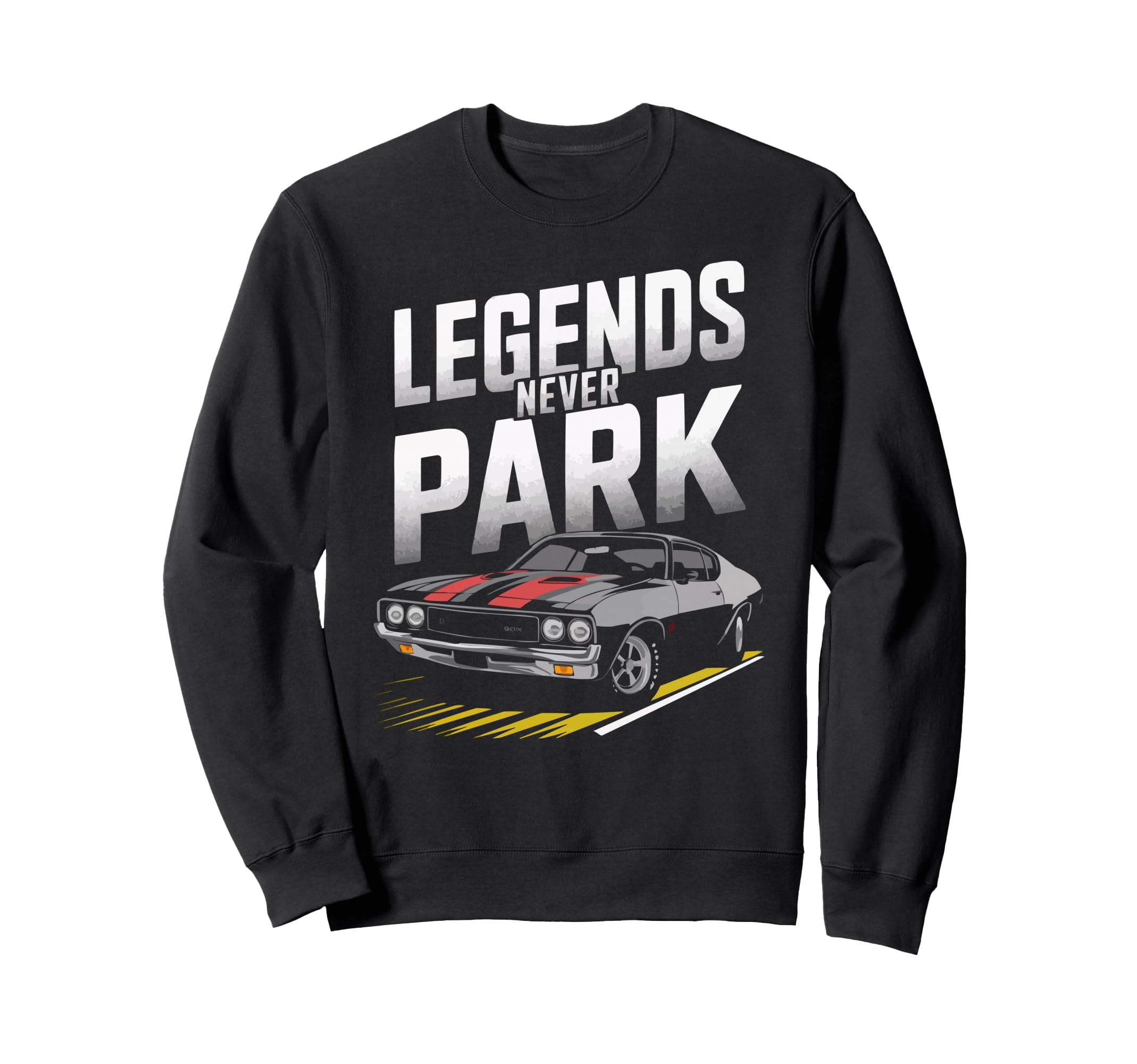 Muscle Car Lover Carguy Car Collector Sweatshirt - Unique Graphic Unisex - T-Shirt, Sweatshirt, Hoodie