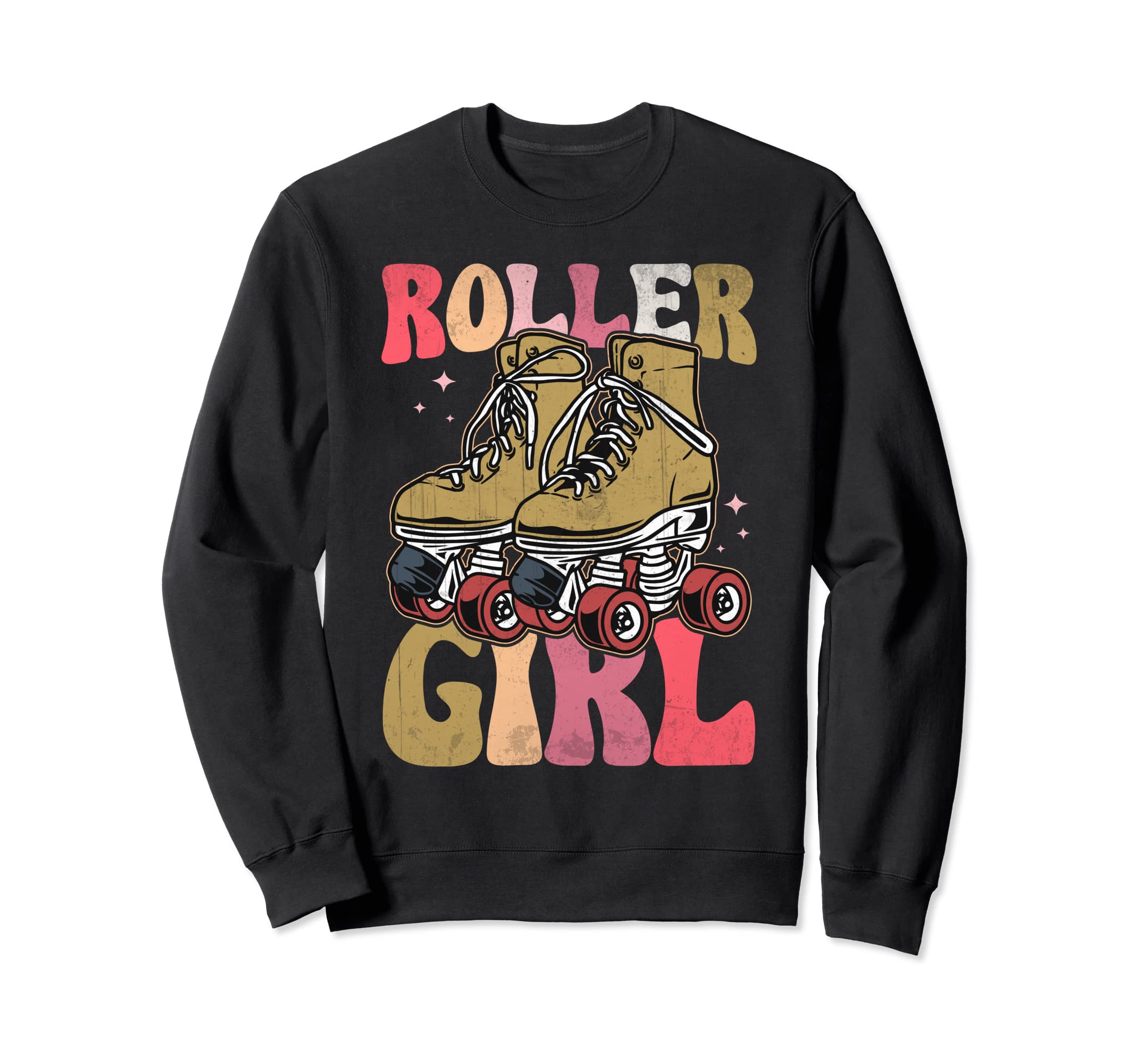 Roller Skating 70S 80S Skate Costume Sweatshirt - Graphic Print Men Women - T-Shirt, Sweatshirt, Hoodie