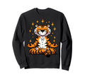 Meditation Tiger Yoga Pose Relaxing Sweatshirt - Trendy Graphic for Adults - T-Shirt, Sweatshirt, Hoodie