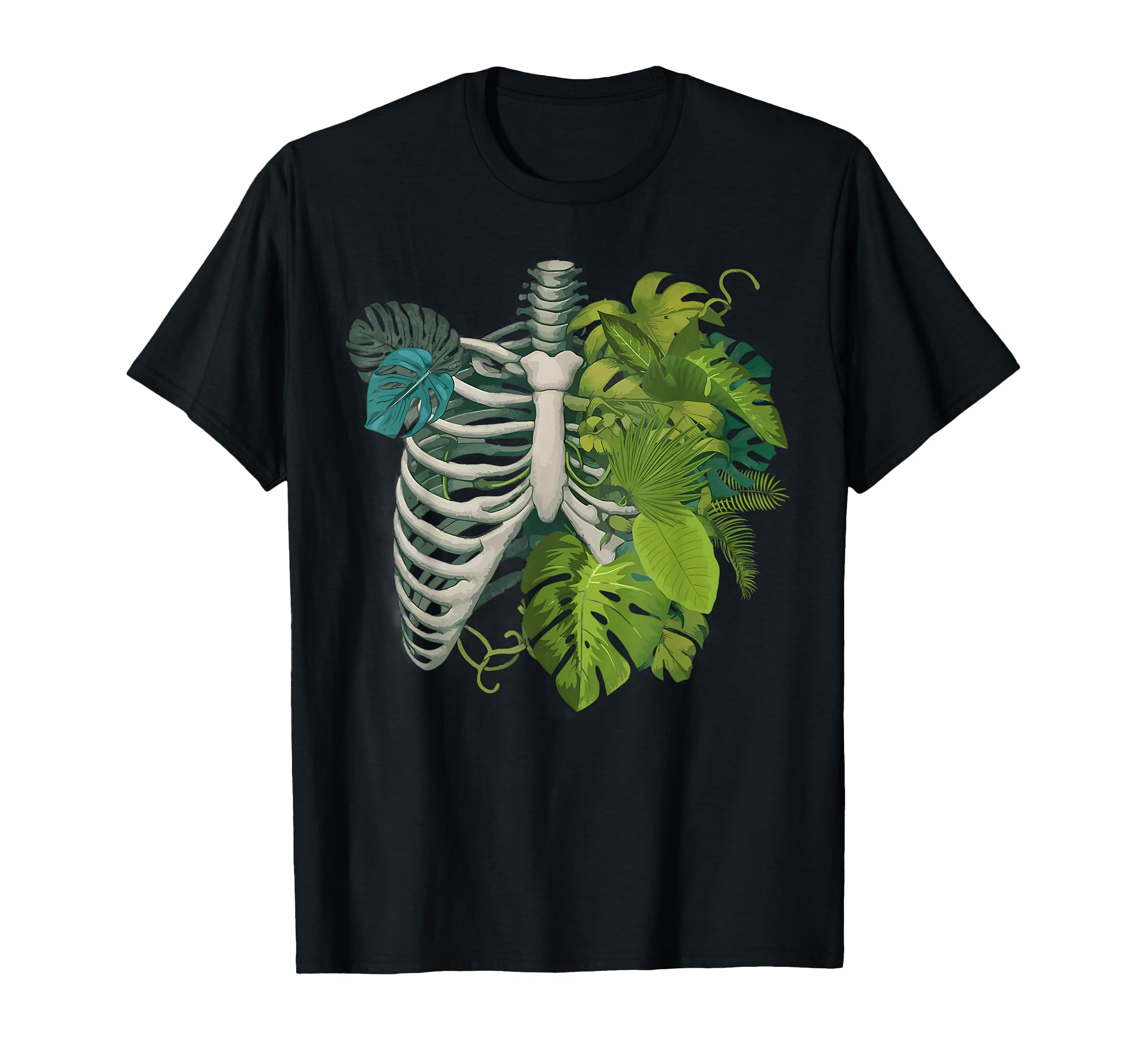 Skeleton Plant Body Gardener Plant T-Shirt - Aesthetic Graphic for Adults - T-Shirt, Sweatshirt, Hoodie