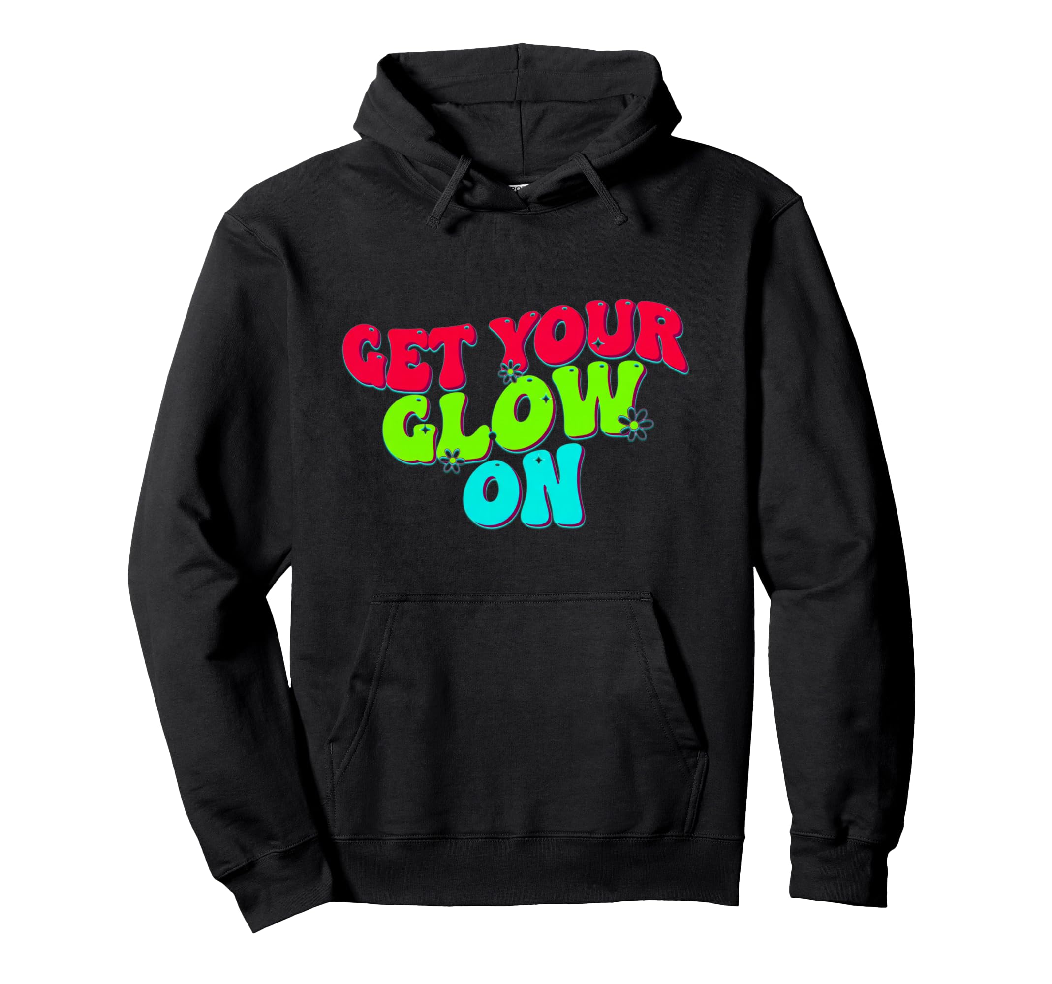Party 90S Groovy Aesthetic Hoodie - Fun Novelty Design for Adults - T-Shirt, Sweatshirt, Hoodie