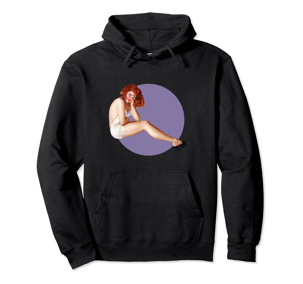 1940S Pin Up Sexy American Art Hoodie - Aesthetic Graphic Men Women - T-Shirt, Sweatshirt, Hoodie