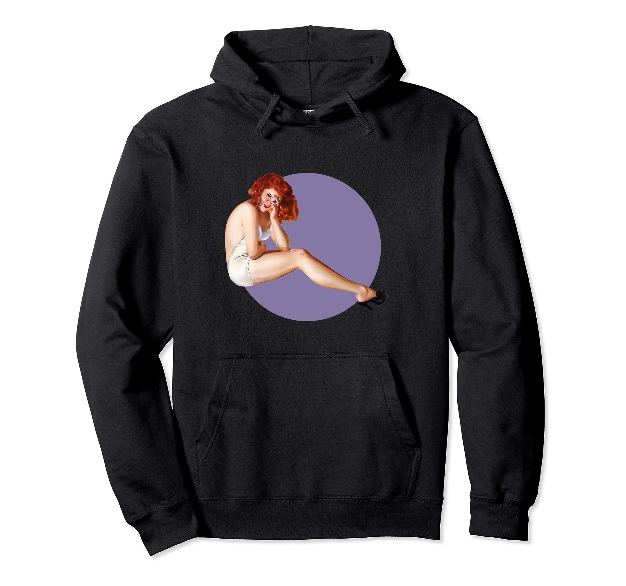 1940S Pin Up Sexy American Art Hoodie - Aesthetic Graphic Men Women - T-Shirt, Sweatshirt, Hoodie