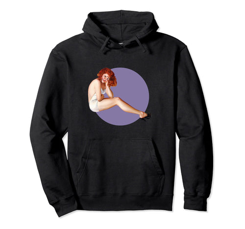 1940S Pin Up Sexy American Art Hoodie - Aesthetic Graphic Men Women - T-Shirt, Sweatshirt, Hoodie