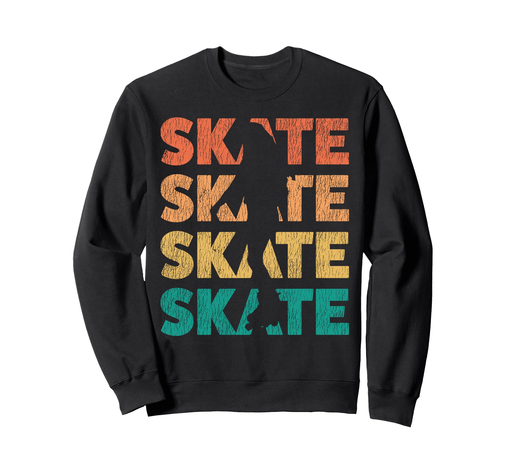 Roller Skating Skate 1970S Skate Sweatshirt - Minimalist Print Men Women - T-Shirt, Sweatshirt, Hoodie