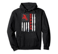 Braap Motocross Braaap American Flag Hoodie - Graphic Print Men Women - T-Shirt, Sweatshirt, Hoodie